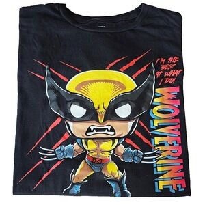 Funko Marvel Wolverine T-Shirt 3XL Black 2024 Graphic I'm The‎ Best At What I Do
